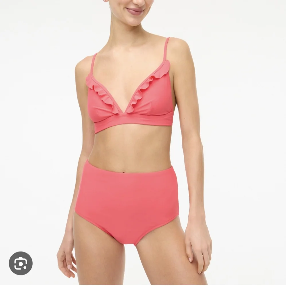 J Crew ruffle high waist bikini - Picture 2 of 7